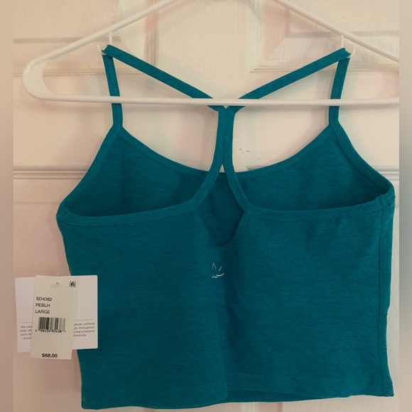 Spacedye Slim Racerback Cropped Tank - Picture 3 of 5